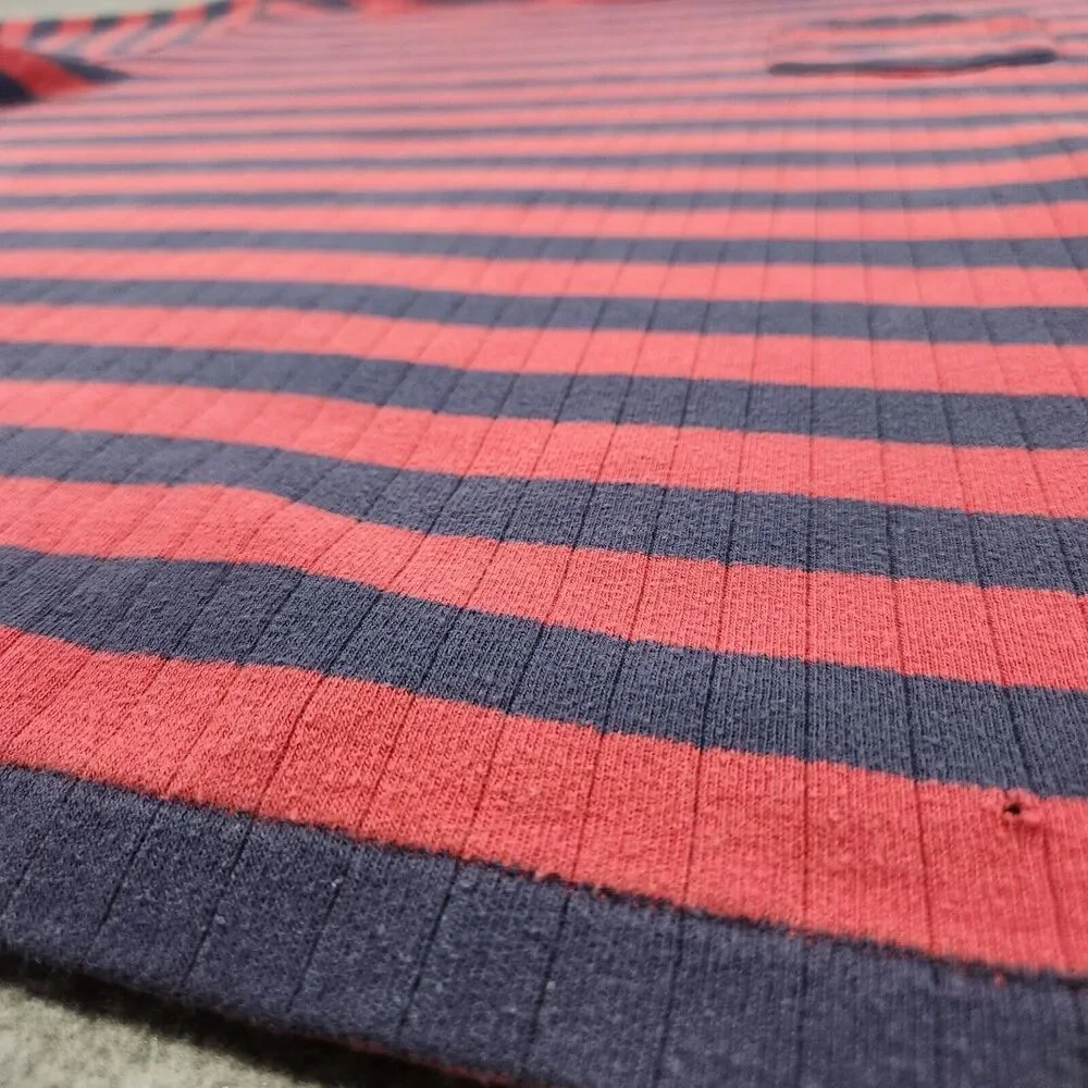 VTG Polo Country Ralph Lauren Mens XL 100% Cotton Stripe Knit T Shirt Sweater‎